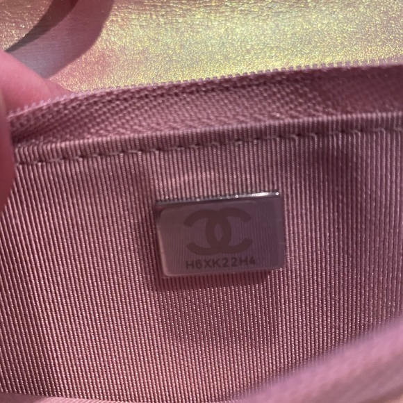 NWT 21K Chanel Iridescent Pink WOC Wallet On Chain - Picture 15 of 16